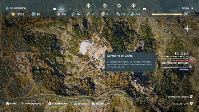 Assassin's Creed Odyssey: Monte Parnaso - Santuario de Delfos