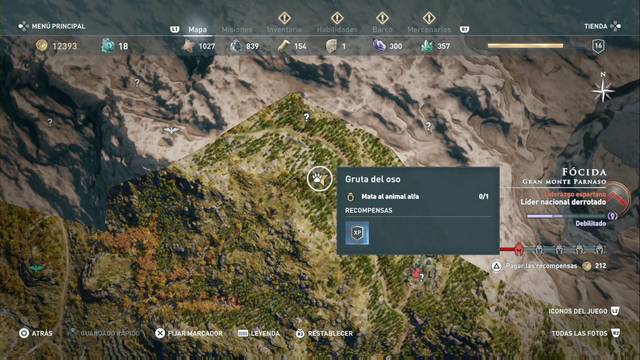 Assassin's Creed Odyssey: Monte Parnaso - Gruta del oso