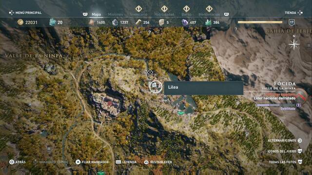 Assassin's Creed Odyssey: Valle de la ninfa - Lilea