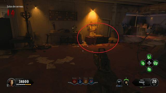 Call of Duty Black Ops 4 Zombies - Cofres del Kraken - Sala de correos