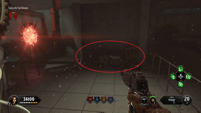 Call of Duty Black Ops 4 Zombies - Cofres del Kraken - Sala de turbinas