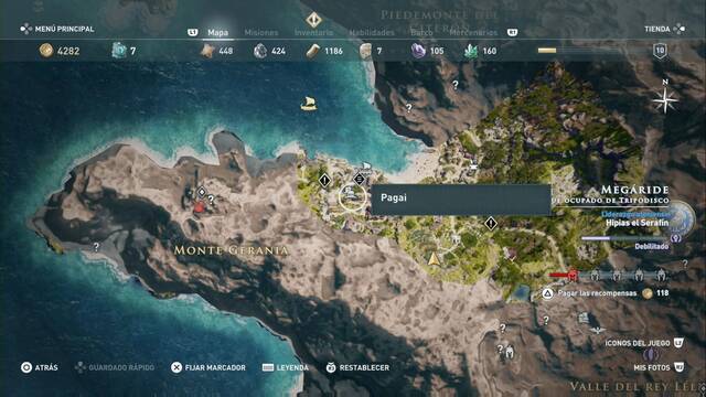 Assassin's Creed Odyssey : Bosque ocupado de Tripodisco - Pagai