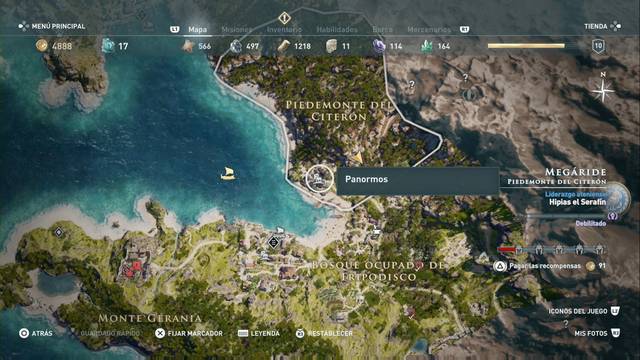 Assassin's Creed Odyssey: Piedemonte del Citern - Panormos