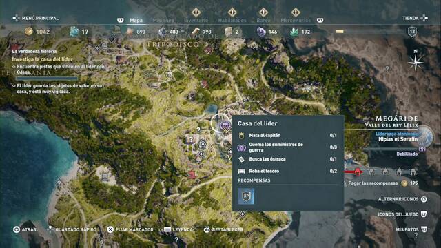 Assassin's Creed Odyssey: Valle del rey Llex - Casa del Lder