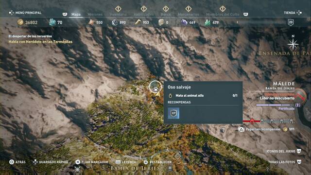 Assassin's Creed Odyssey: Bahía de Jerjes - Oso salvaje