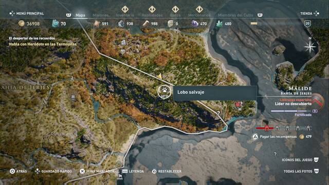 Assassin's Creed Odyssey: Bahía de Jerjes - Lobo salvaje