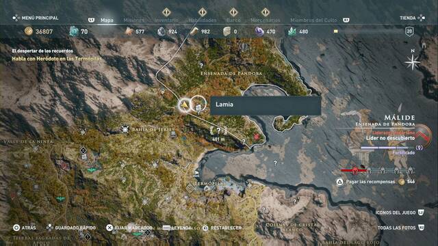 Assassin's Creed Odyssey: Ensenada de Pandora - Lamia