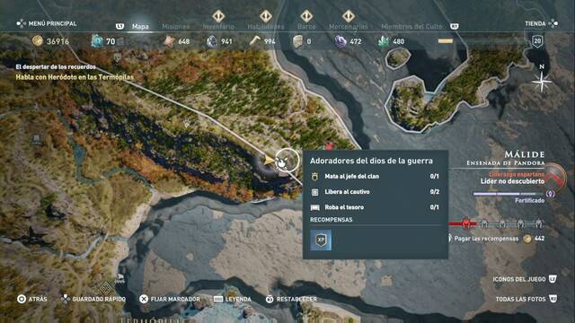 Assassin's Creed Odyssey: Ensenada de Pandora - Adoradores del dios de la guerra