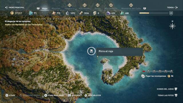 Assassin's Creed Odyssey: Ensenada de Pandora - Pirro el rojo