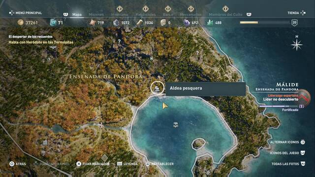Assassin's Creed Odyssey: Ensenada de Pandora - Aldea pesquera
