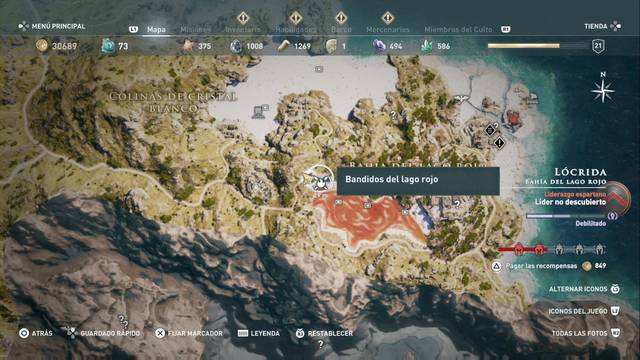 Assassin's Creed Odyssey - Bahía del lago rojo - Bandidos del lago rojo