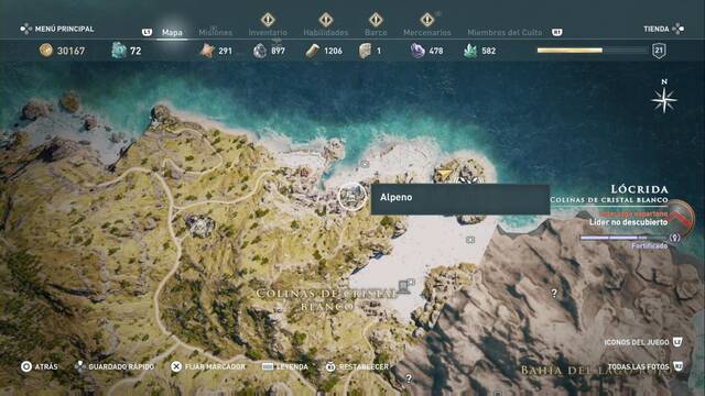 Assassin's Creed Odyssey - Colinas de cristal blanco - Alpeno