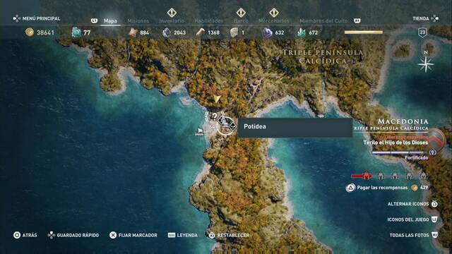 Assassin's Creed Odyssey - Triple pennsula calcdica - Potidea