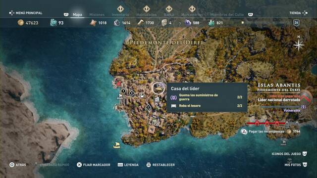 Assassin's Creed Odyssey - Piedemonte del Dirfi - Casa del l¡der