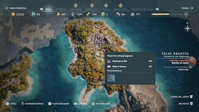 Assassin's Creed Odyssey - Planicie de Aquiles - Huerto empalagoso