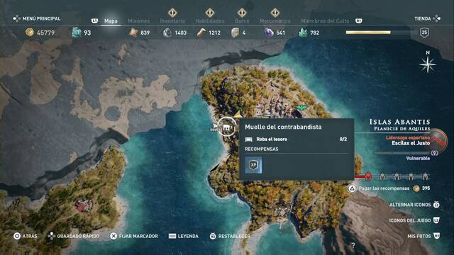 Assassin's Creed Odyssey - Planicie de Aquiles - Muelle del contrabandista