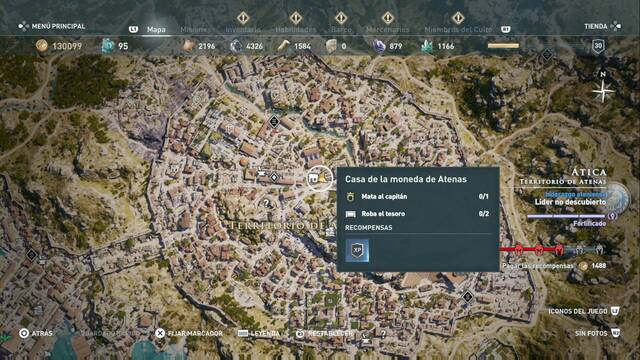 Assassin's Creed Odyssey - Territorio de Atenas - Casa de la moneda de Atenas