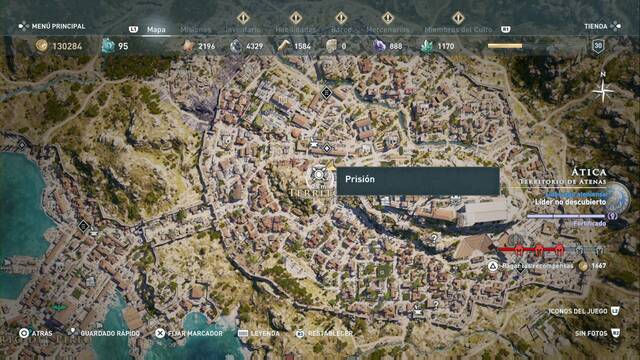 Assassin's Creed Odyssey - Territorio de Atenas - Prisin