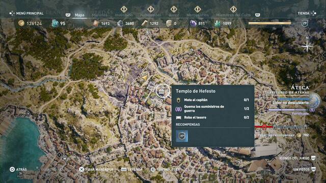 Assassin's Creed Odyssey - Territorio de Atenas - Templo de Hefesto