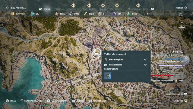 Assassin's Creed Odyssey - Territorio de Atenas - Taller de mrmol