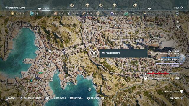 Assassin's Creed Odyssey - Territorio de Atenas - Mercado pobre