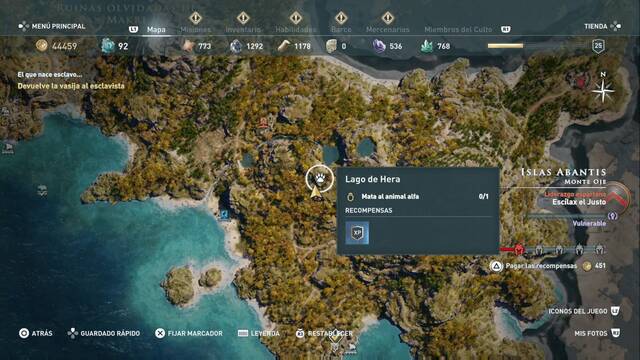Assassin's Creed Odyssey - Monte Oje - Lago de Hera