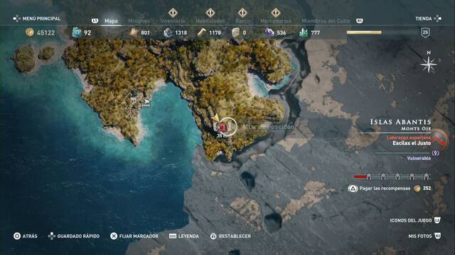 Assassin's Creed Odyssey - Monte Oje - Altar de Poseid¢n