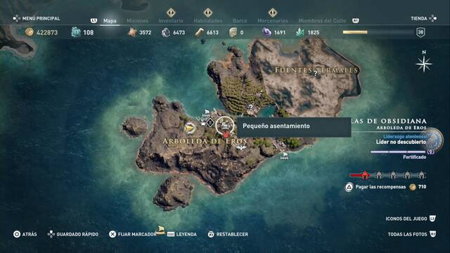 Assassin's Creed Odyssey - Arboleda de Eros - Pequeo asentamiento