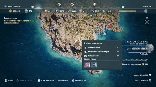 Assassin's Creed Odyssey - Bahía de Escandea - Ruinas mic‚nicas