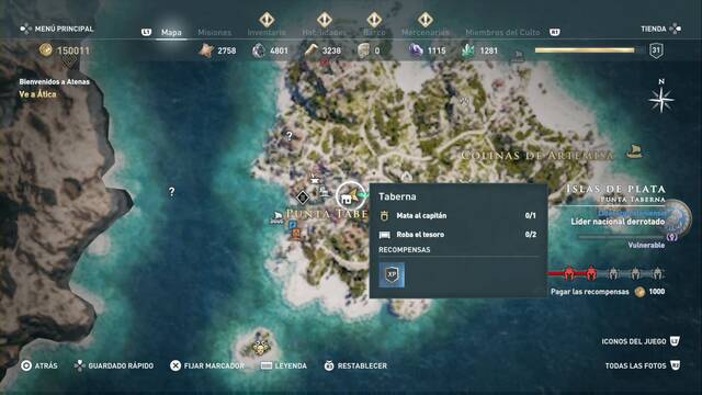 Assassin's Creed Odyssey - Punta taberna - Taberna