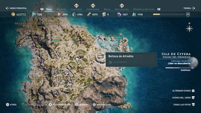 Assassin's Creed Odyssey - Colina del peregrino - Belleza de Afrodita