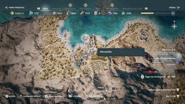 Assassin's Creed Odyssey - Baha del pulpo - Heraclin