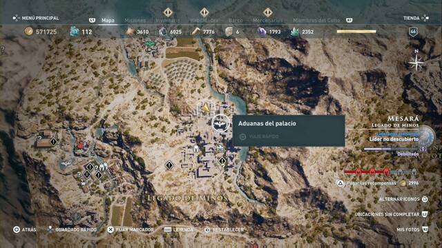 Assassin's Creed Odyssey - Legado de Minos - Aduanas del palacio