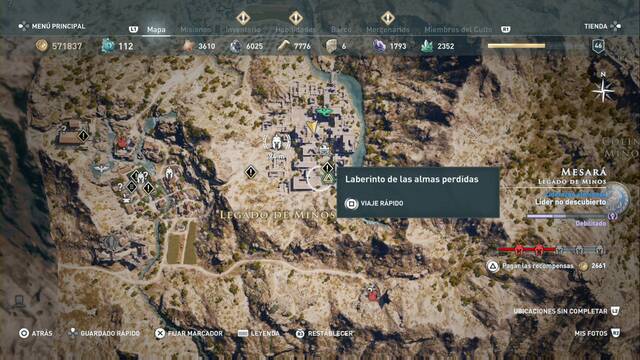 Assassin's Creed Odyssey - Legado de Minos - Laberinto de las almas perdidas