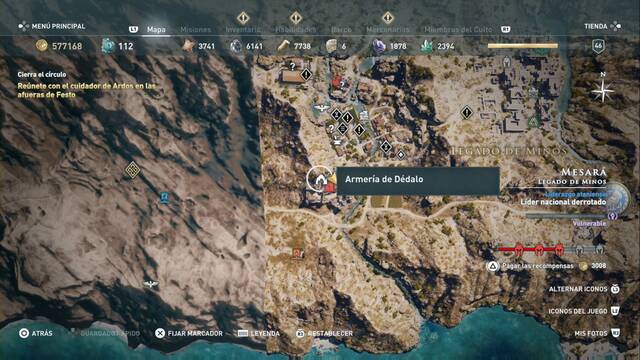 Assassin's Creed Odyssey - Legado de Minos - Aremera de Ddalo