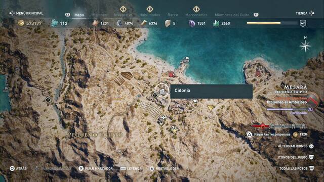 Assassin's Creed Odyssey - Pequeo Egipto - Cidonia