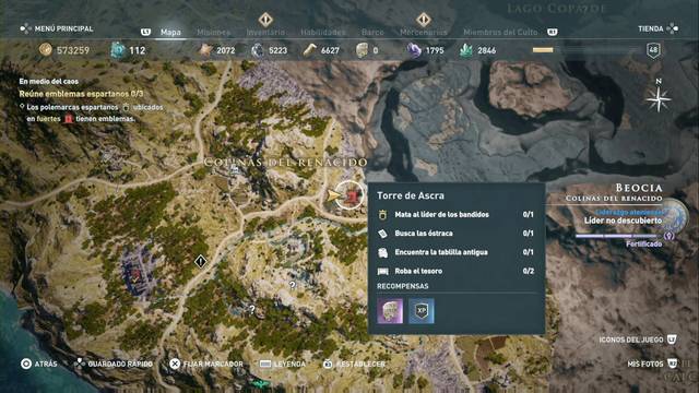 Assassin's Creed Odyssey - Colinas del renacido - Torre de Ascra