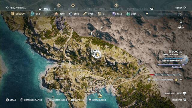 Assasin's Creed Odyssey - Monte Helicón - Columna