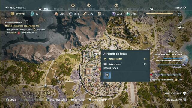 Assassin's Creed Odyssey - Tierra maldita de Edipo - Acr¢polis de Tebas