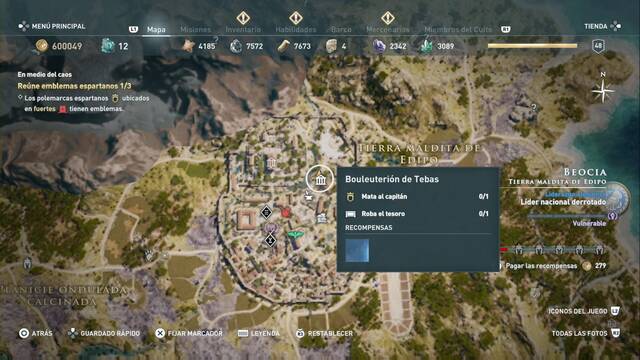 Assassin's Creed Odyssey - Tierra maldita de Edipo - Bouleteri¢n de Tebas