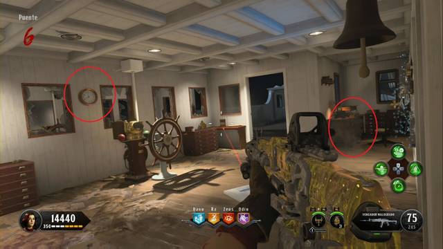 Call of Duty Black Ops 4 Zombies - Puzzle de los relojes - Puente