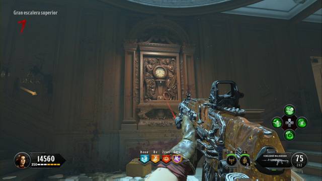 Call of Duty Black Ops 4 Zombies - Puzzle de los relojes - Gran escalera