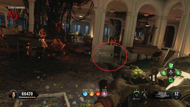 Call of Duty Black Ops 4 Zombies - Puzzle de los enchufes - Sal¢n comedor