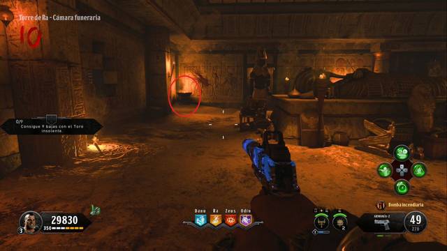 Call of Duty Black Ops 4 Zombies - Cabeza de la estatua - Torre de Ra C mara funeraria