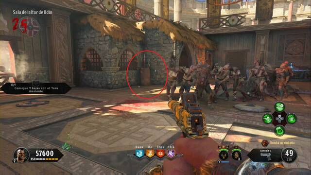 Call of Duty BLack Ops 4 Zombies - Piezas del Toro insolente - Torre de Od¡n 1