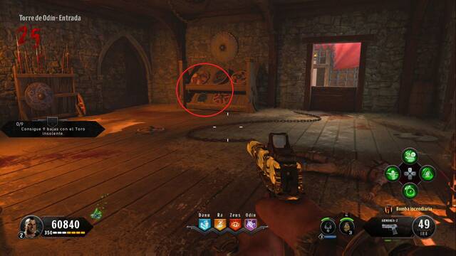 Call of Duty BLack Ops 4 Zombies - Piezas del Toro insolente - Torre de Od¡n 2
