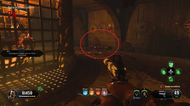 Call of Duty BLack Ops 4 Zombies - Piezas del Toro insolente - Torre de Od¡n Caldero
