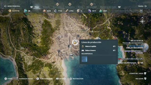 Assassin's Creed Odyssey - Valle de Aristómenes - L¡nea de producci¢n