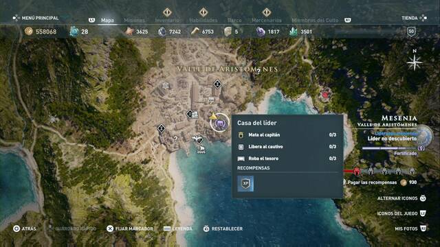 Assassin's Creed Odyssey - Valle de Aristómenes - Casa del l¡der
