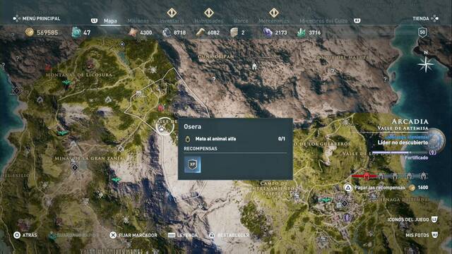 Assassin's Creed Odyssey - Valle de Artemisa - Osera